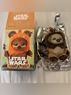 Star Wars Ewok Cosbi Plush Keychain Disney Zephee NEW